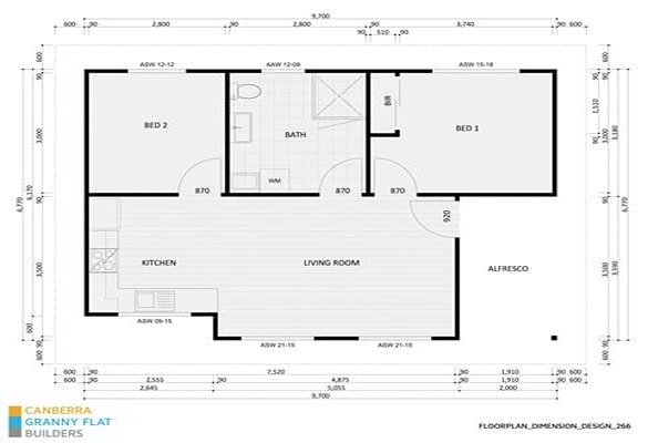 Dimension Floorplan Design 266